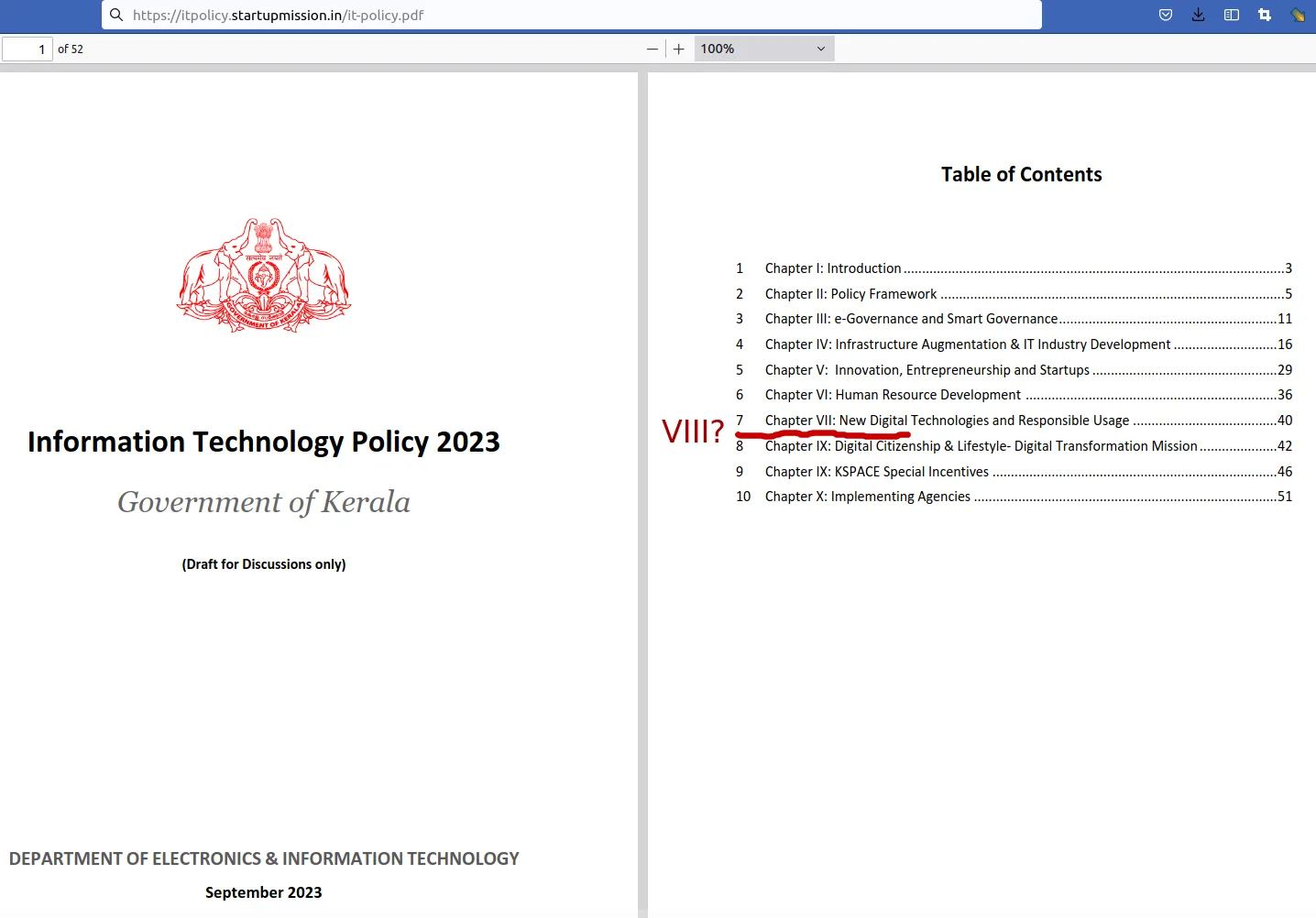 Draft IT Policy Contents